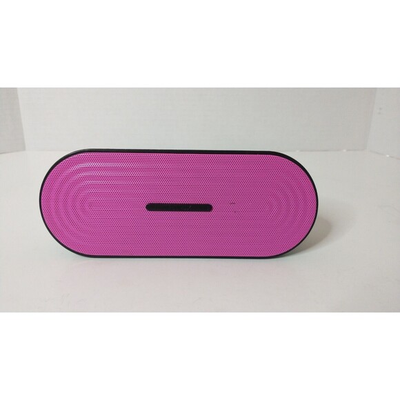 HMDX rave Portable rechargeable Bluetooth Speaker Pink Works Great - Picture 1 of 4